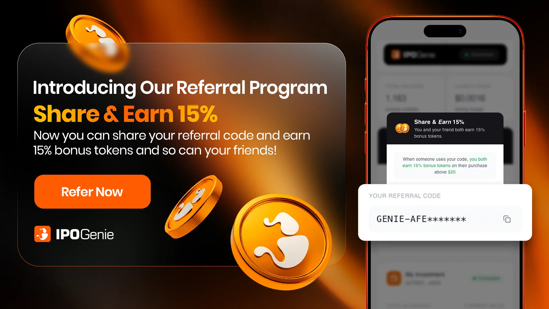 IPO Genie Referral Program is Live - Share and Receive Promotional Rewards